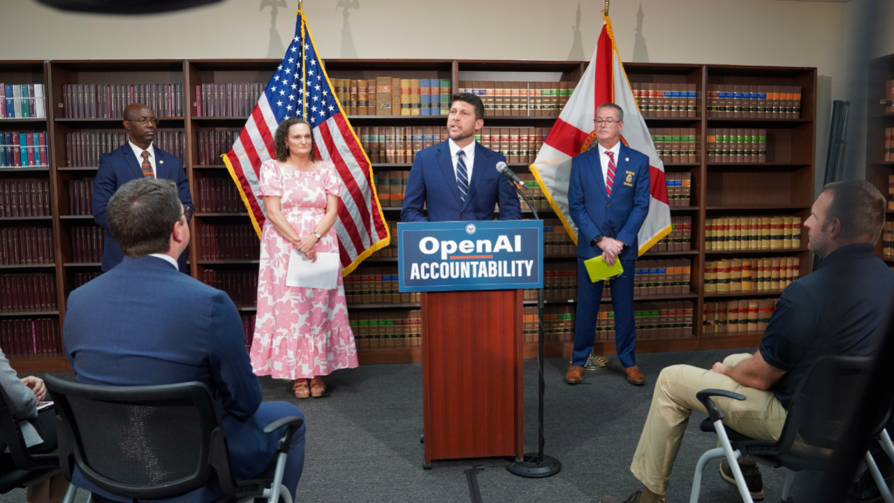 Attorney General James Uthmeier OpenAI lawsuit accountability