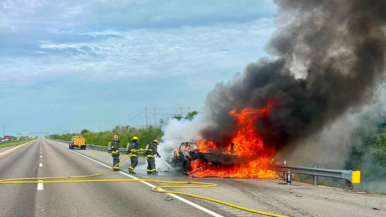 SLC Vehicle Fire