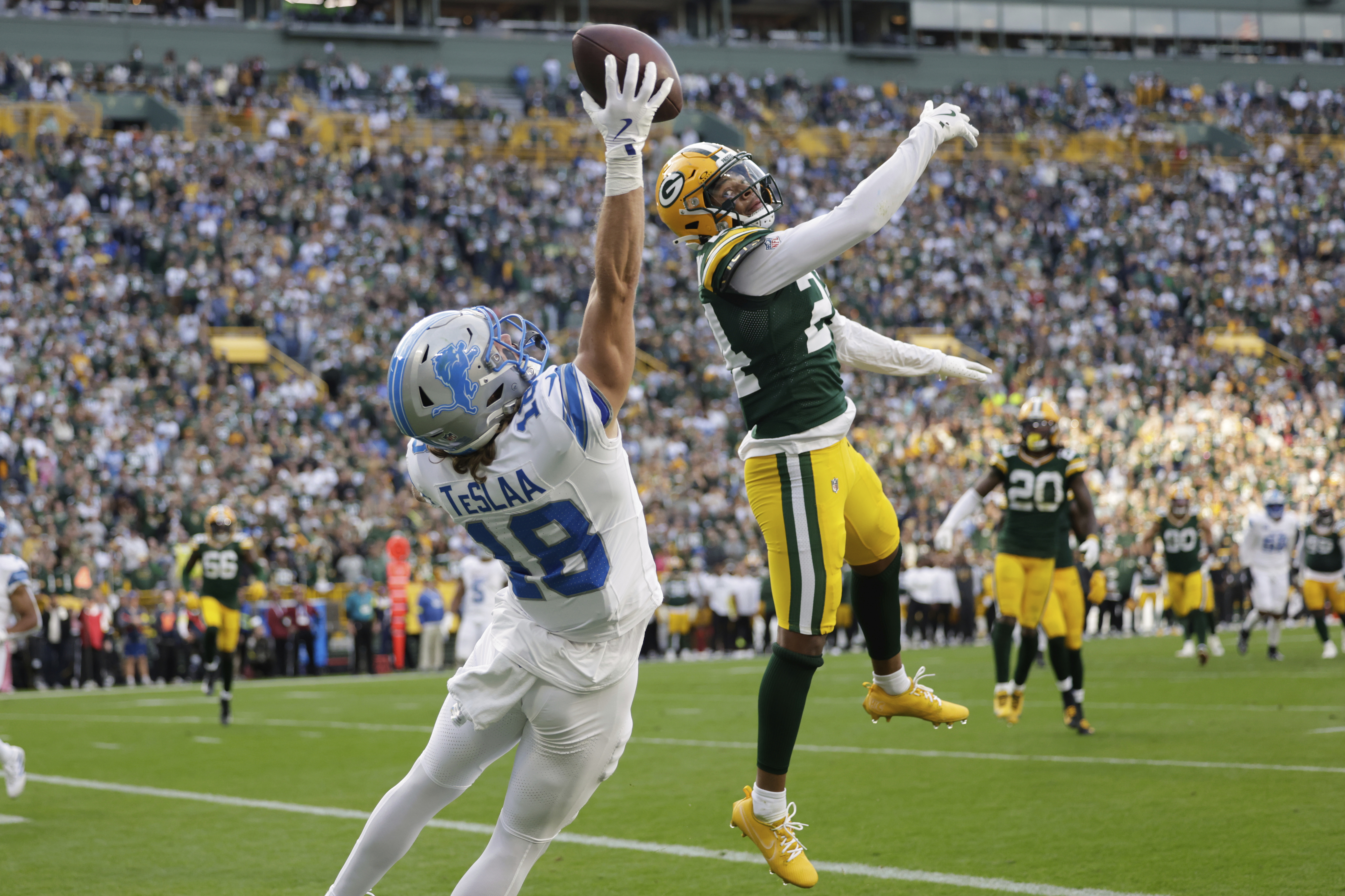 APTOPIX Lions Packers Football