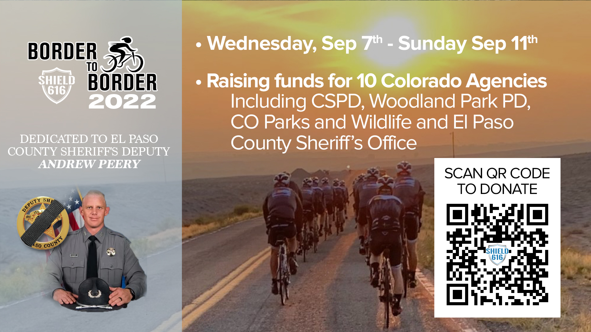 SHIELD616 Border to Border Ride 2022
