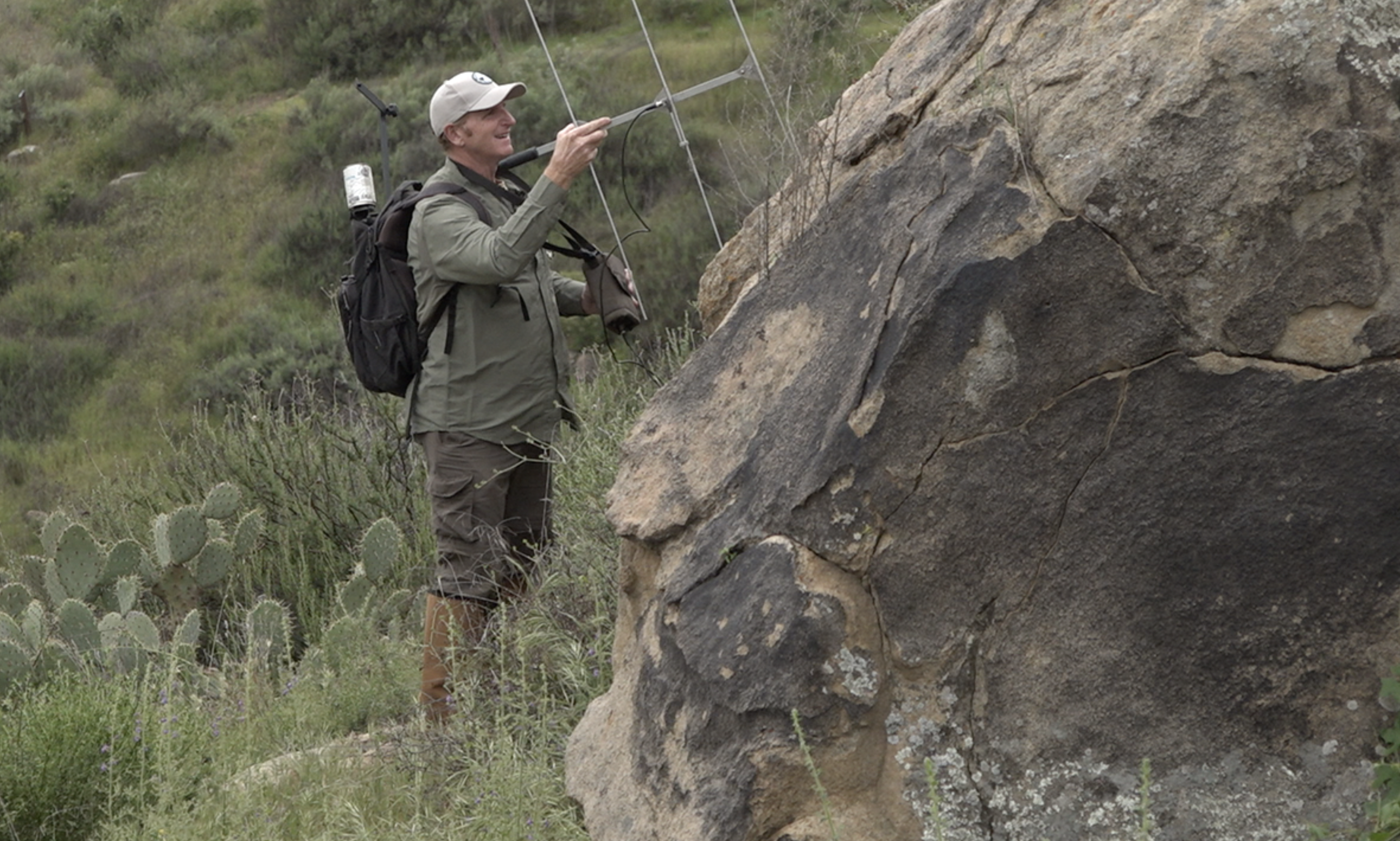 Snake researcher Jeff Lemm at San Diego Zoo Safari Park