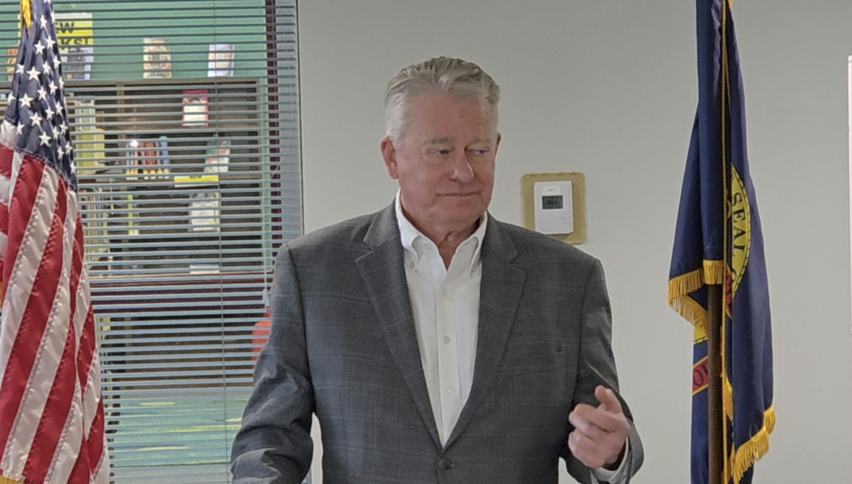 Gov. Brad Little talks Idaho budget, jail overcrowding and drought