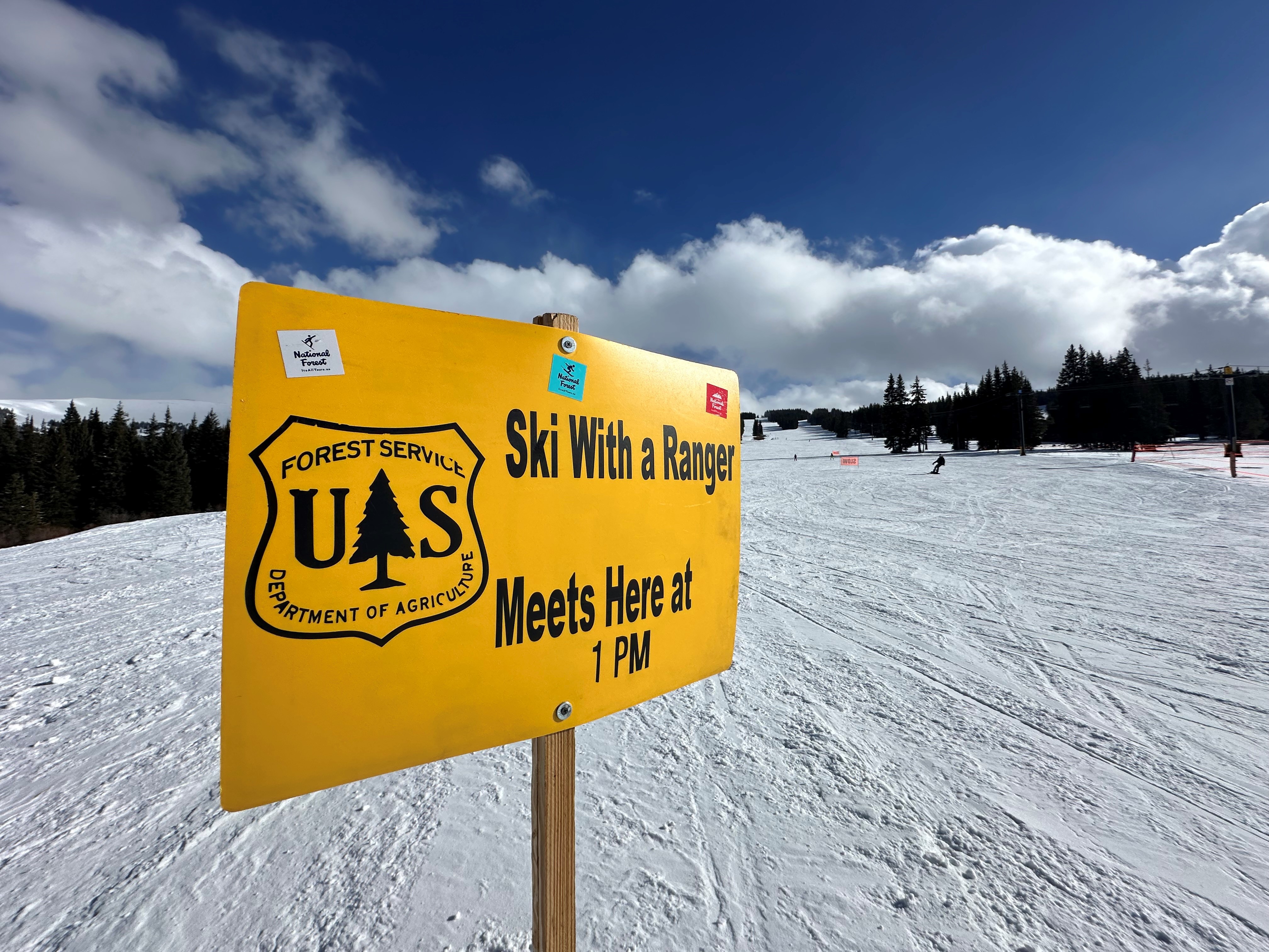 USDA Forest Service _ski with a ranger