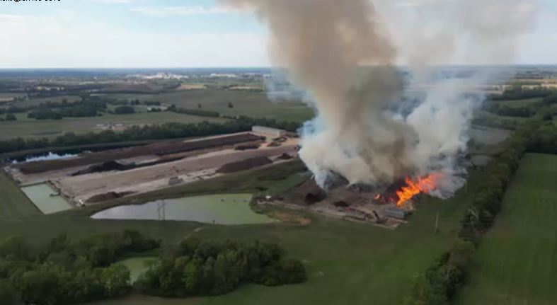 Waste Management Facility Fire