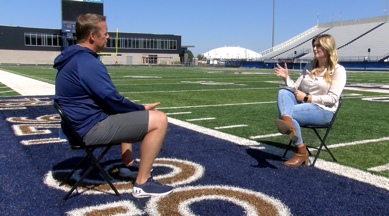 Montana State's Brent Vigen sits down with MTN's Ashley Washburn to preview the Bobcats season opener against Wyoming