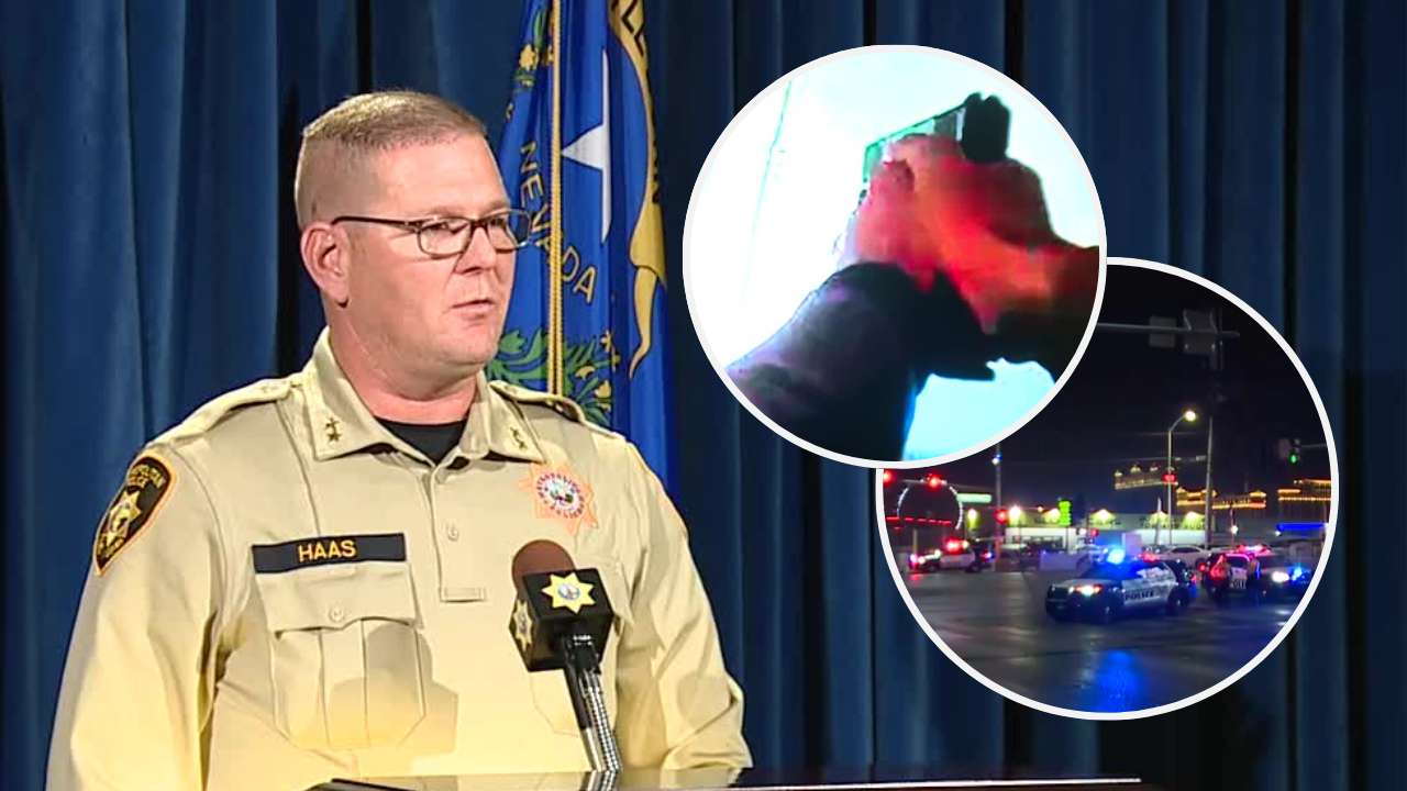 LVMPD shares details in traffic stop that led to chase, shooting