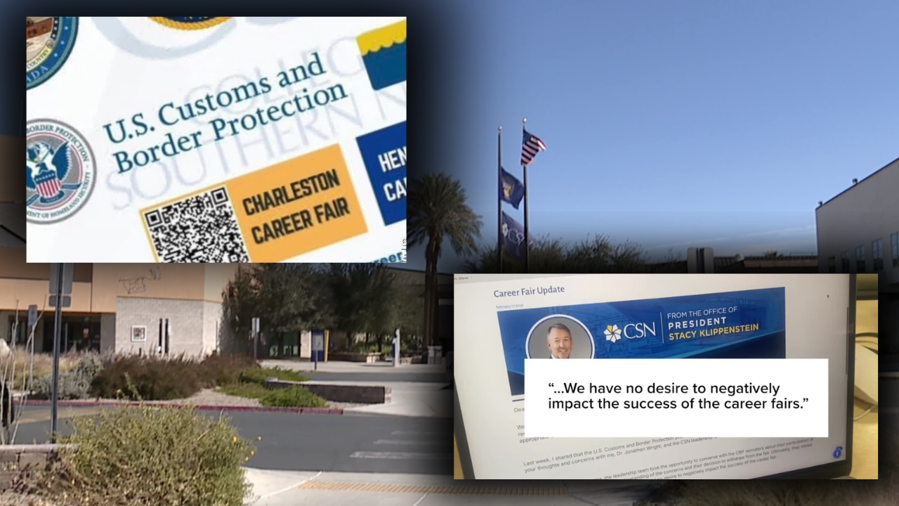 College of Southern Nevada announces Border Patrol will not be participating in upcoming career fairs