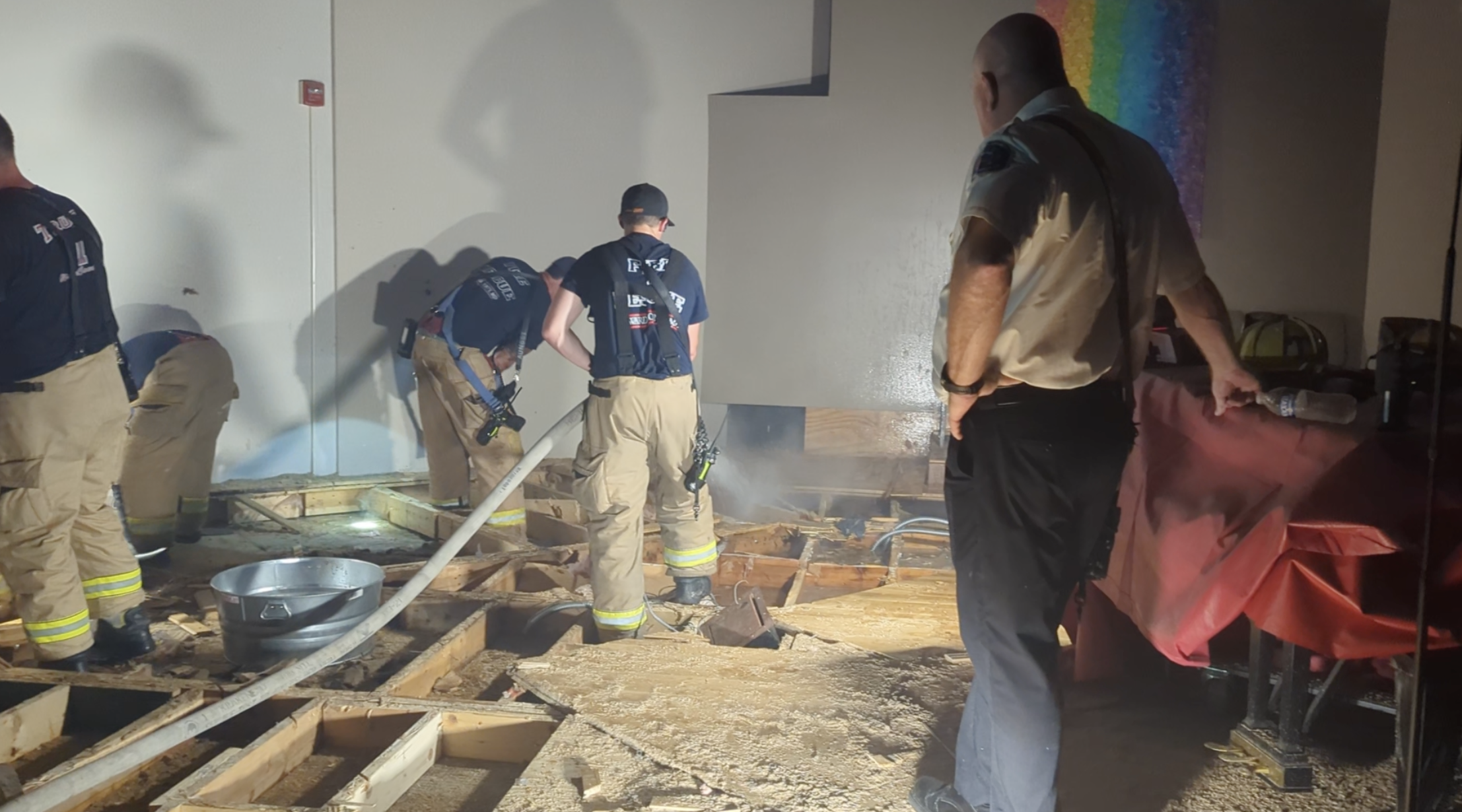 First Presbyterian Church fire 