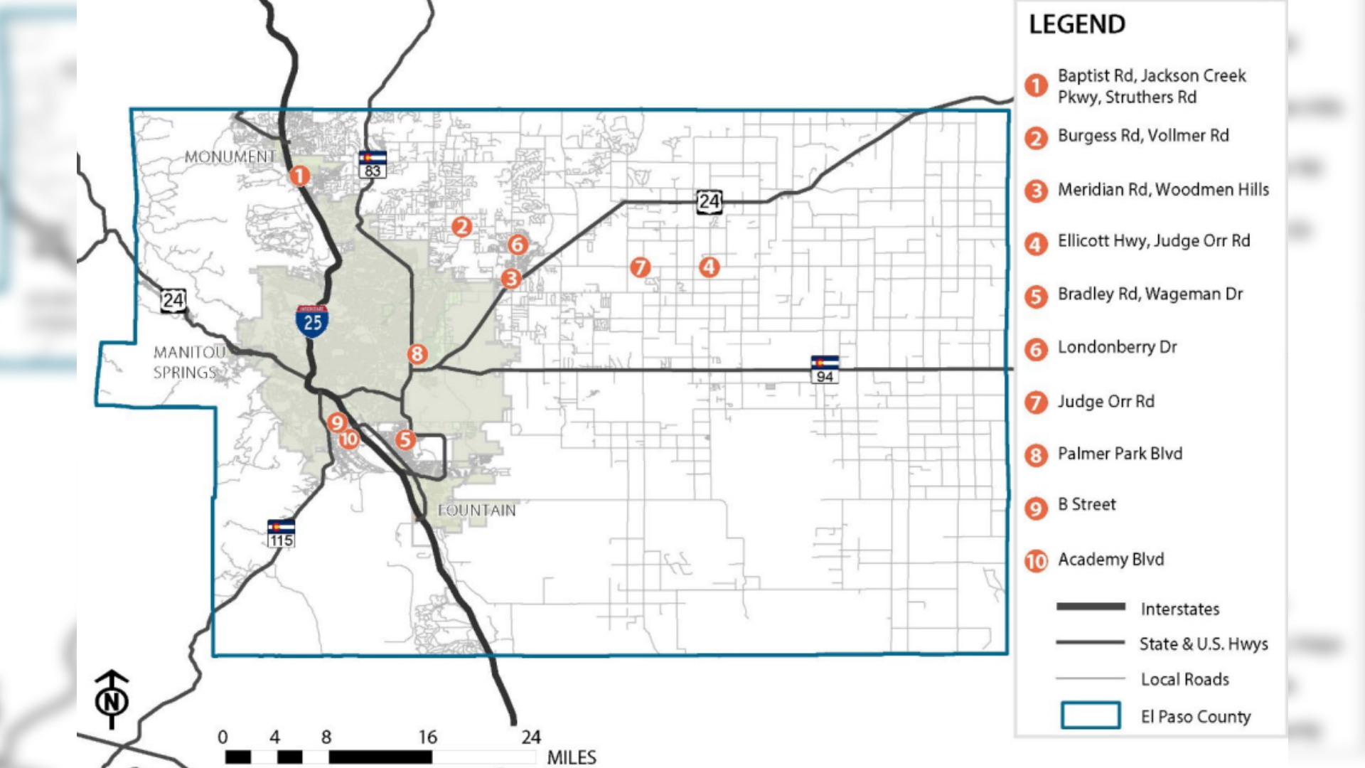 El Paso County Road Safety Plan
