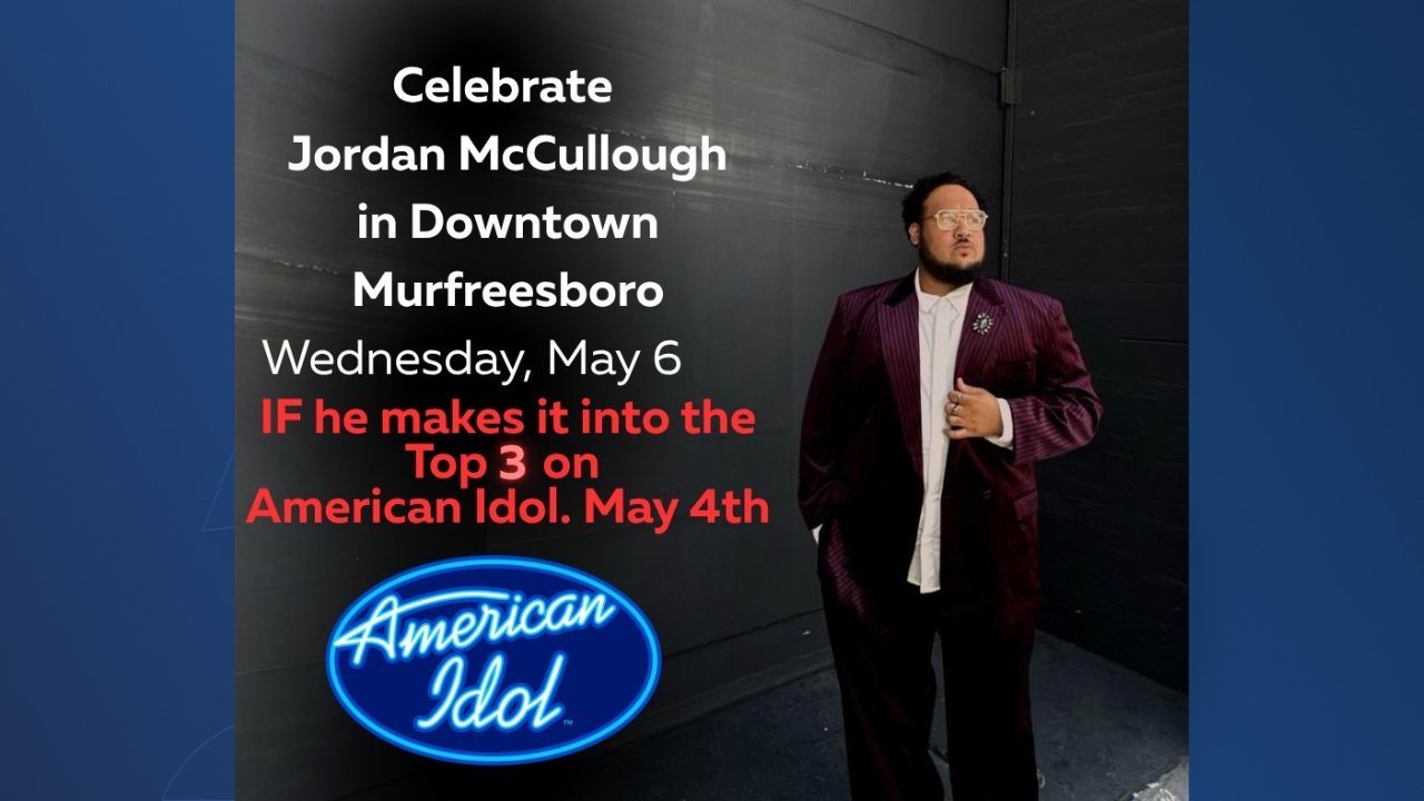 Murfreesboro plans party if American Idol’s Jordan McCullough makes Top 3