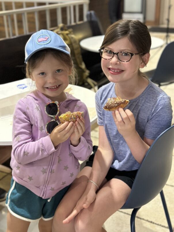 Enjoying donuts ahead of National Donut Day