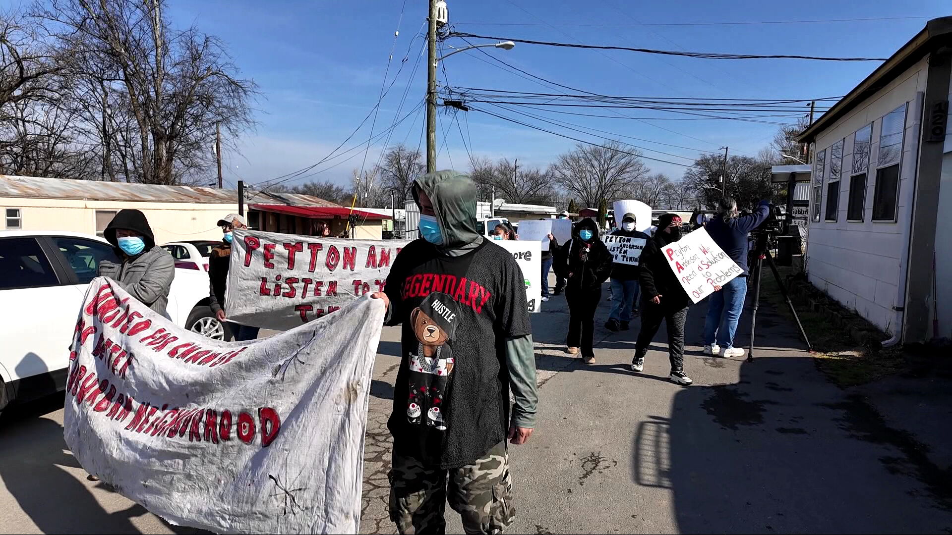 Antioch tenant union holds protest against NC landlord