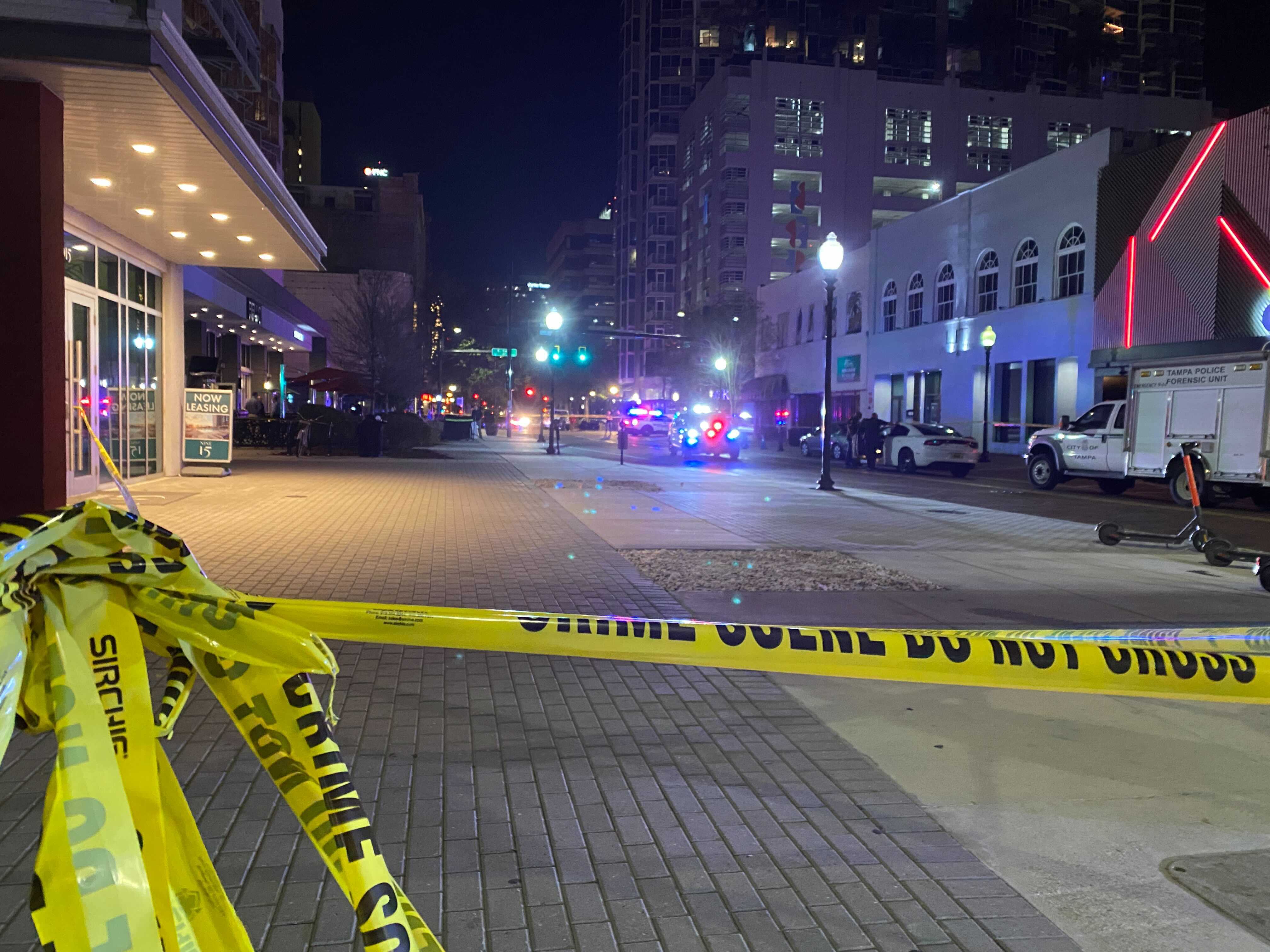 Tampa Shooting in Franklin St