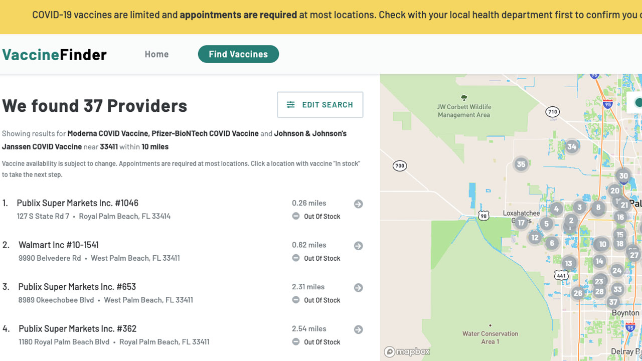 Vaccine Finder