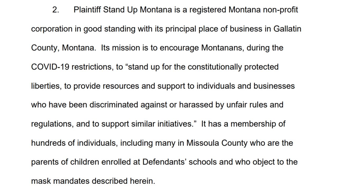 Parents file lawsuit against Missoula schools over mask policy 