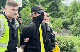 Man arrested at "No Kings" protest