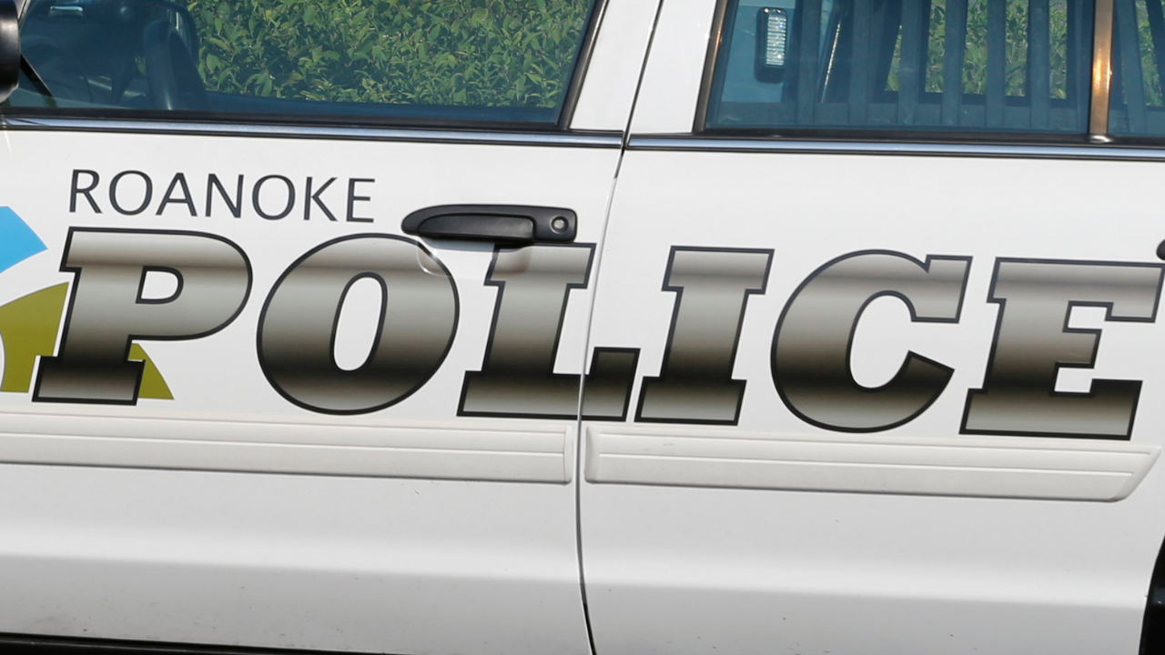 A Roanoke police cruiser