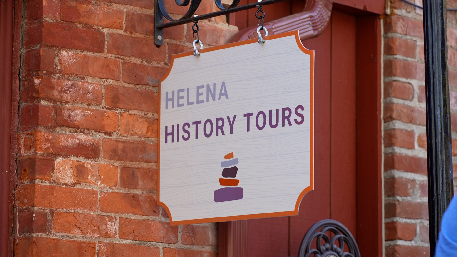 Helena History Tours sign