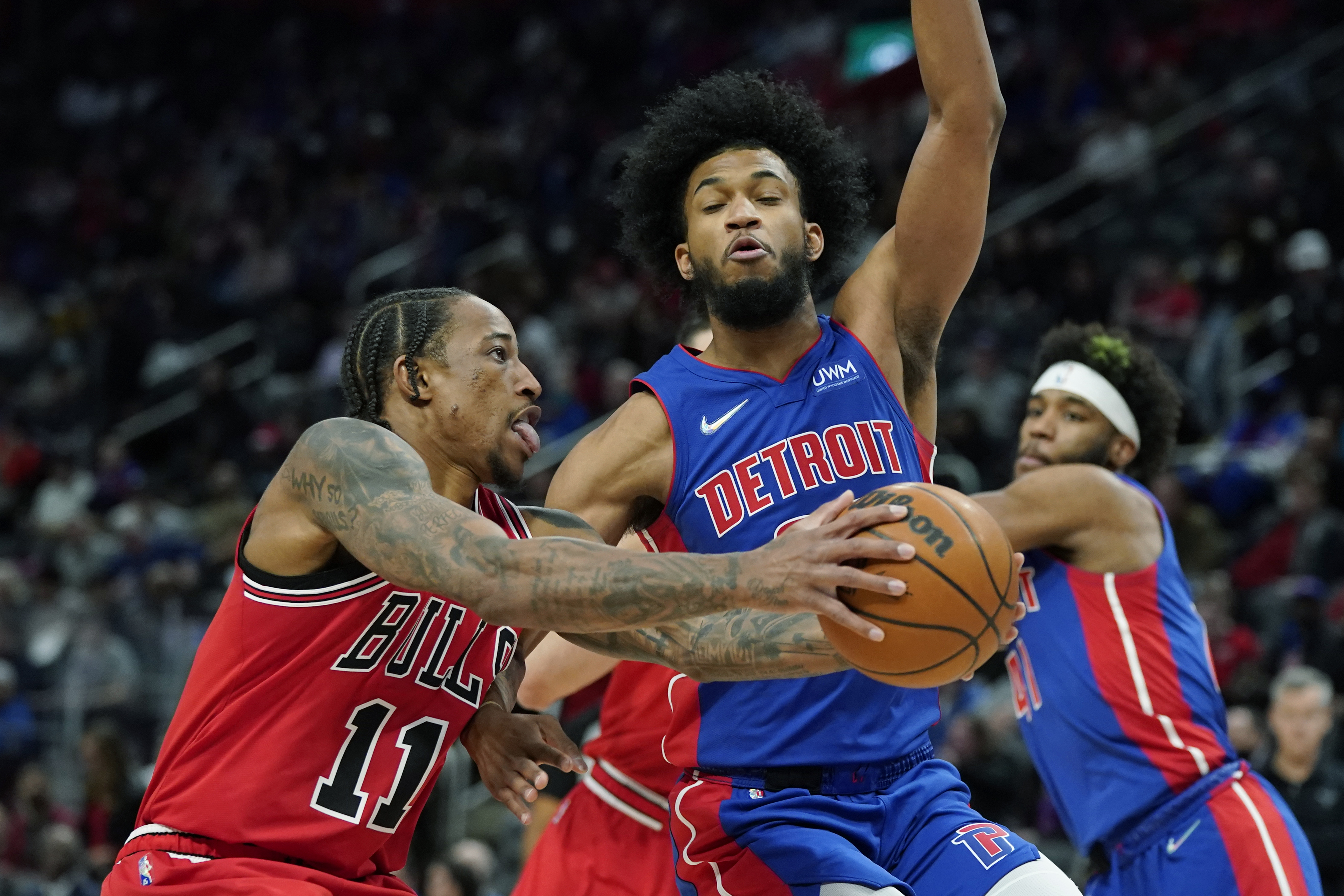 DeMar DeRozan Bulls Pistons Basketball