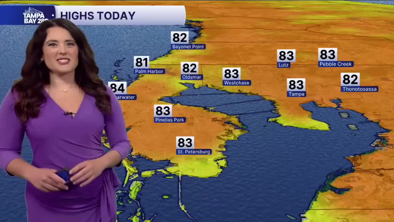 Forecast: A mild start with a fairly decent rain chance today