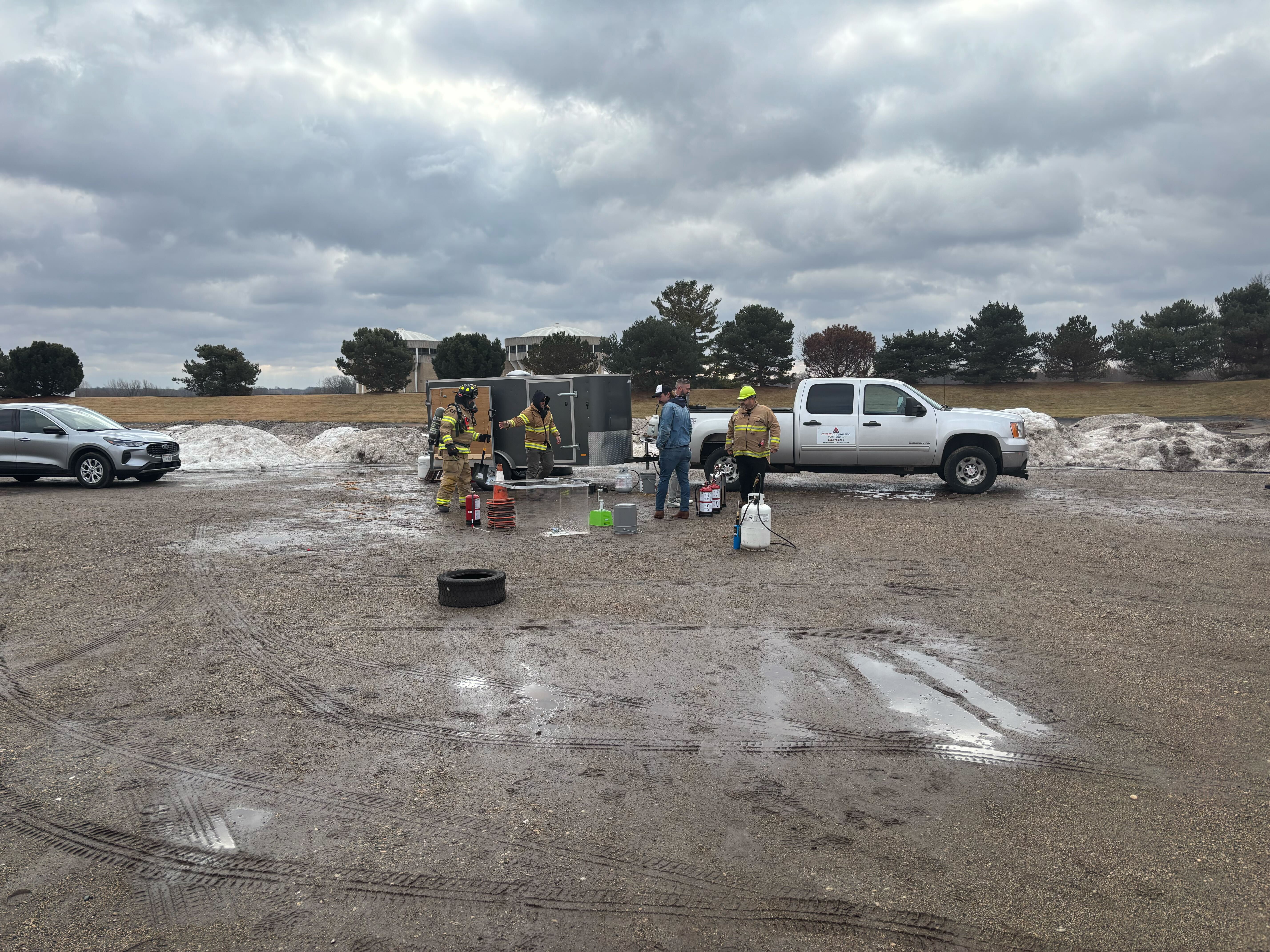 Wash. Co. firefighters test new suppressant meant to put out fires caused by lithium ion batteries