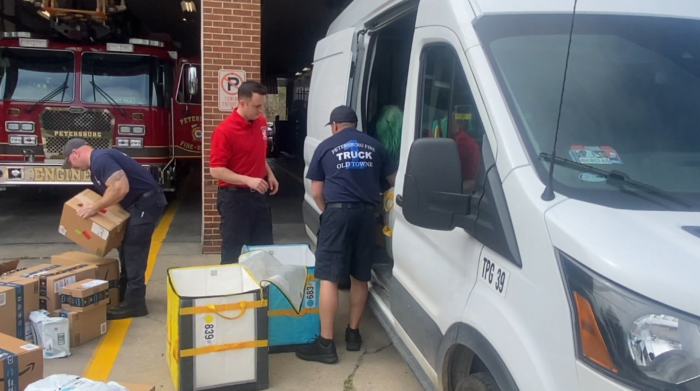 She started a wish list to help Petersburg firefighters. Now, the rest of the community has stepped in.