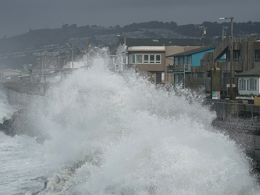 California Climate Big Waves