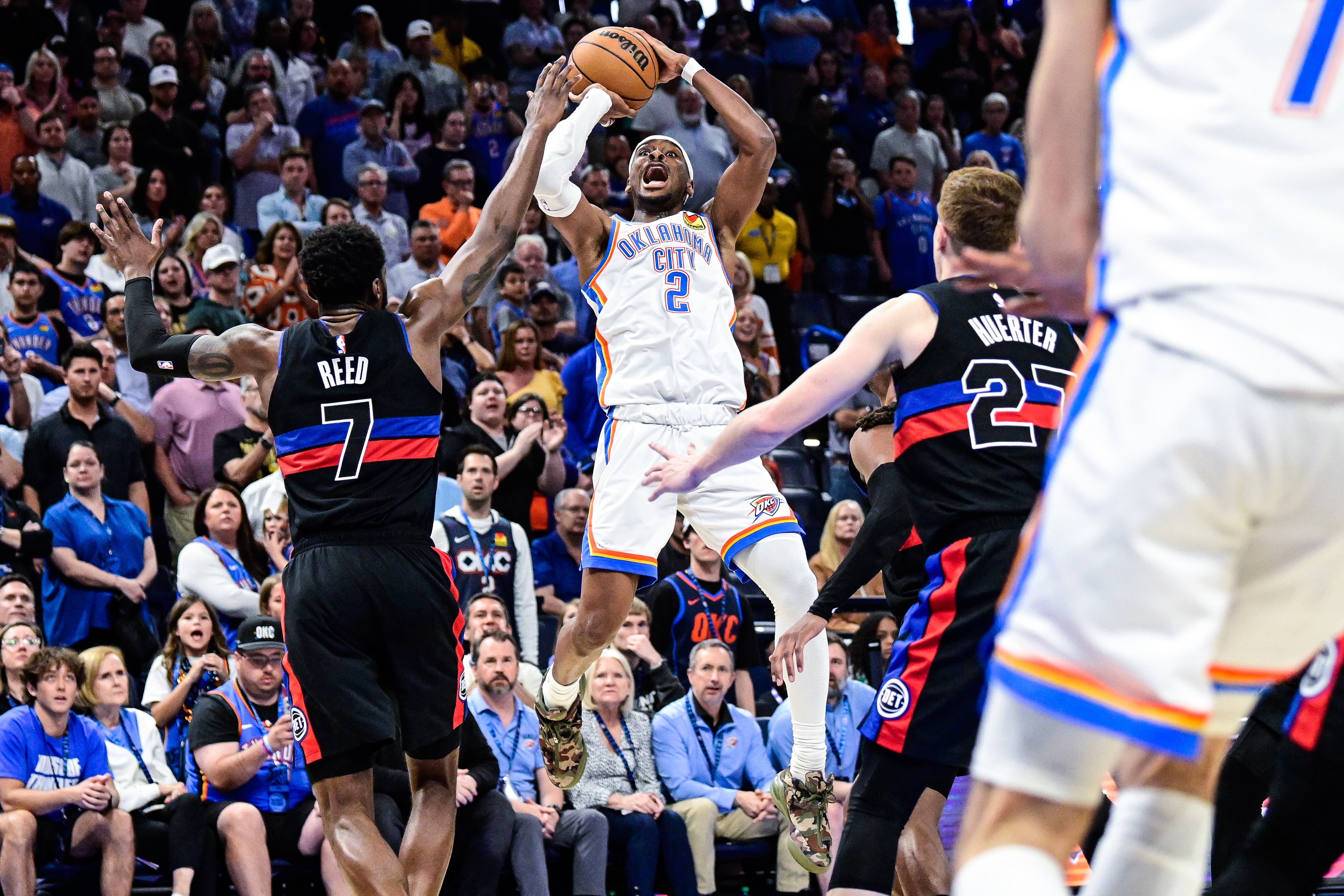 Pistons Thunder Basketball