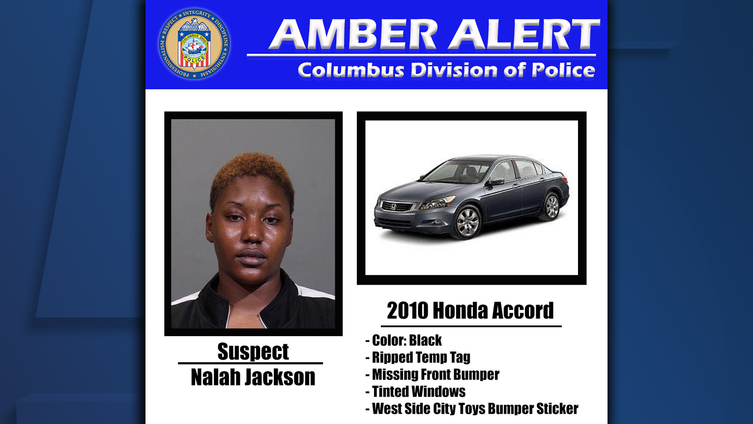 Authorities still searching for woman, child from Columbus Amber Alert - Vimarsana News