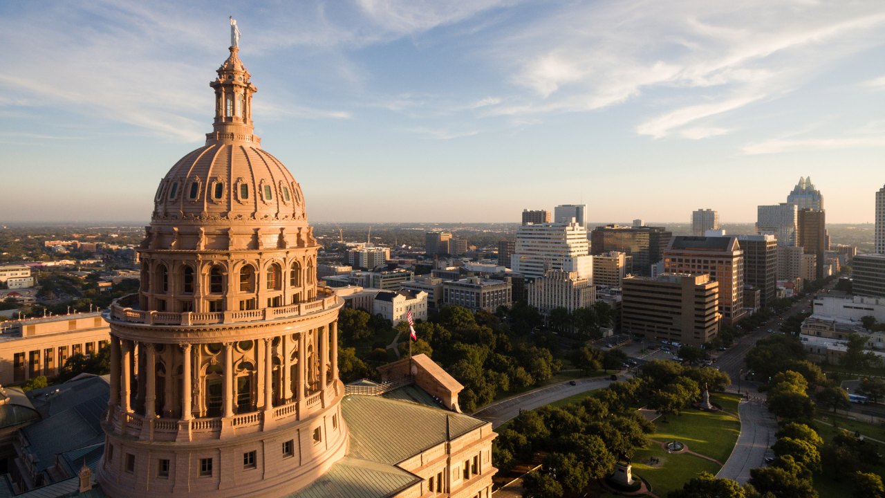 Texas Capital Building in Austin