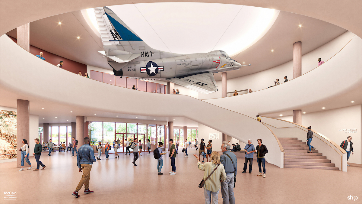 20260115 - McCain Library and Museum Rendering - Tempe, Arizona