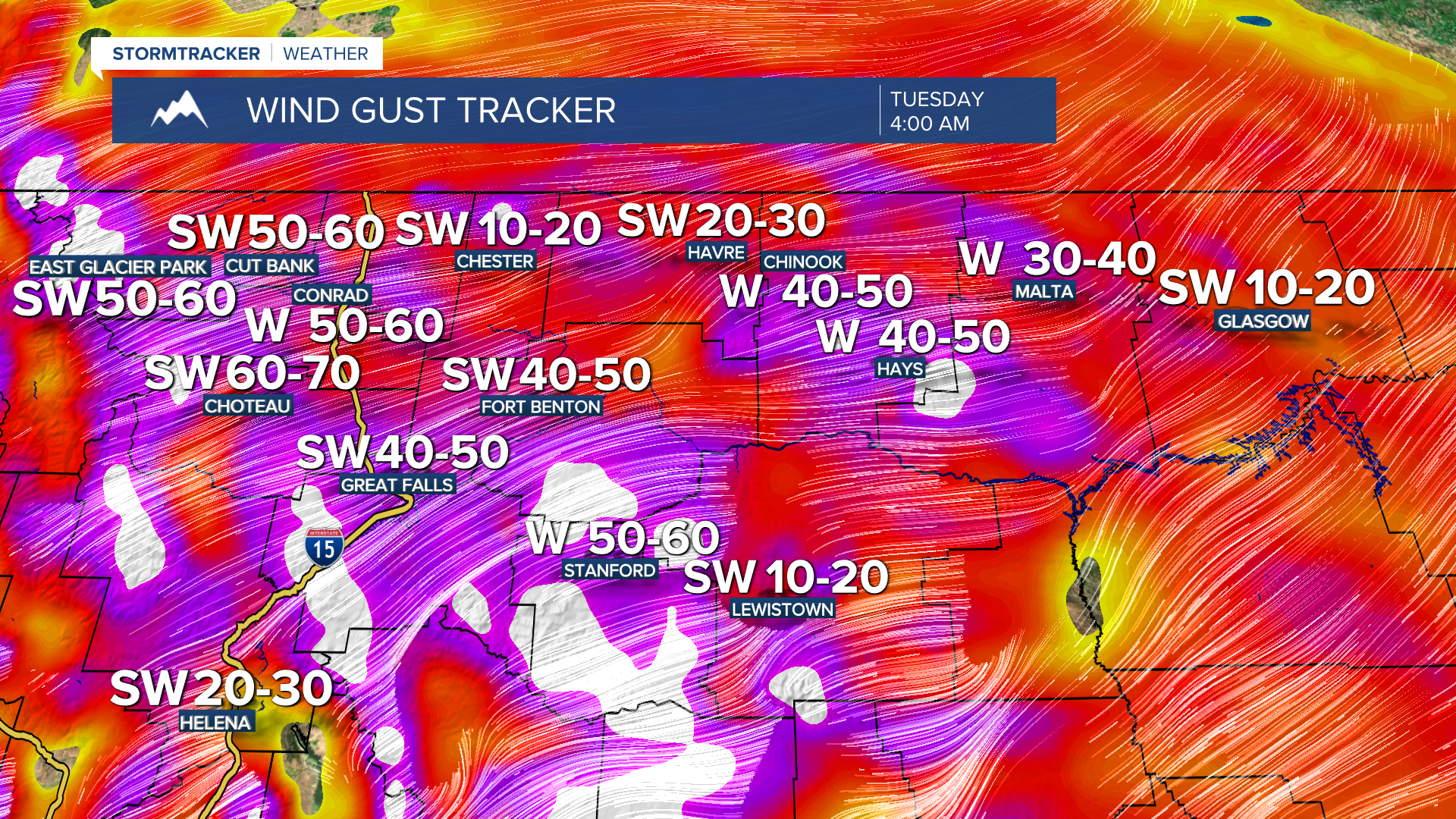 12-8-25 Forecasted Winds