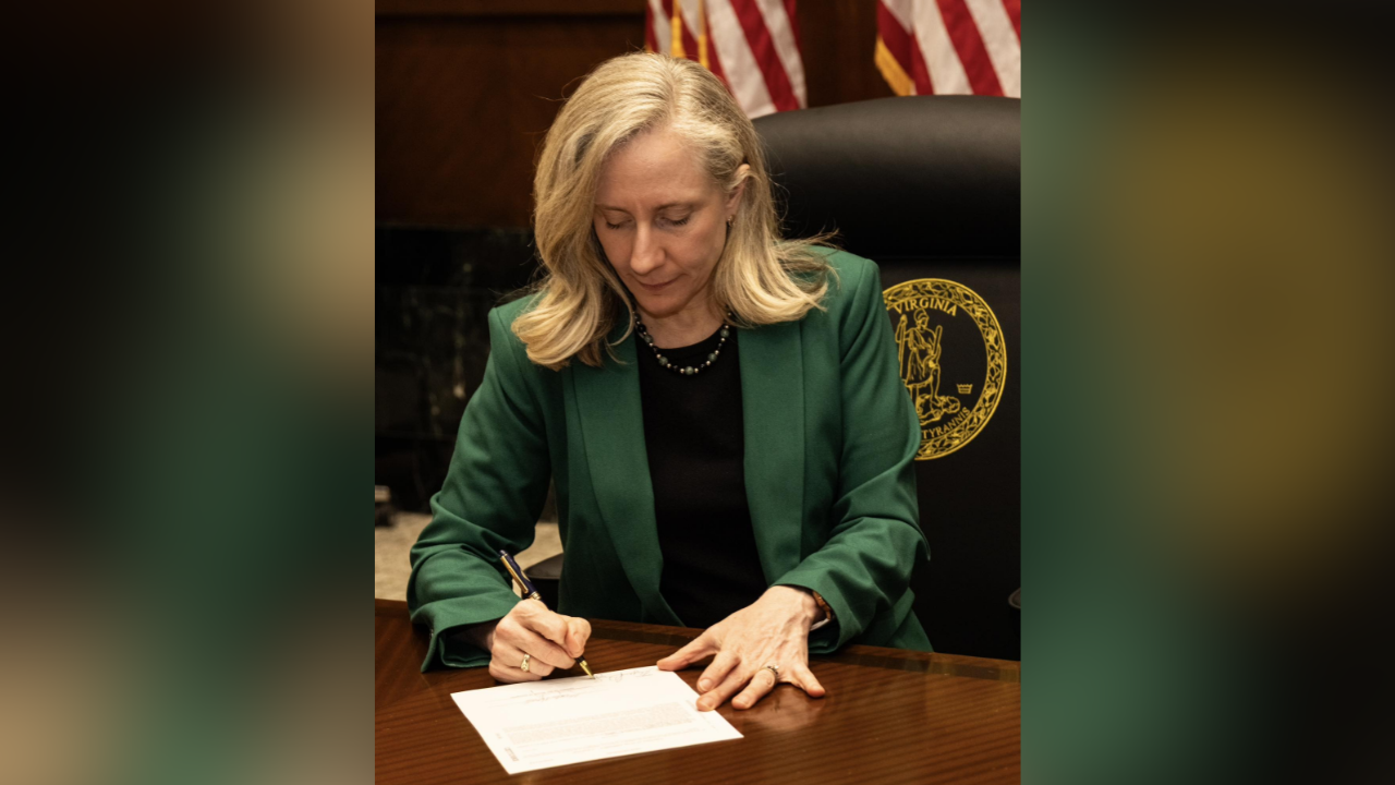 Gov. Spanberger signs first batch of bills into Virginia law