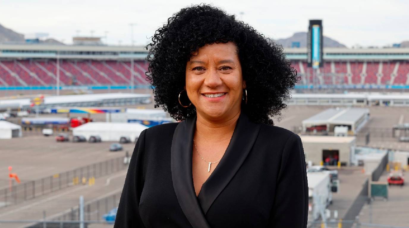 Latasha Causey, Phoenix Raceway’s new Track President. 