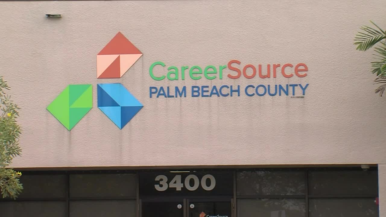 CareerSource Palm Beach County sign