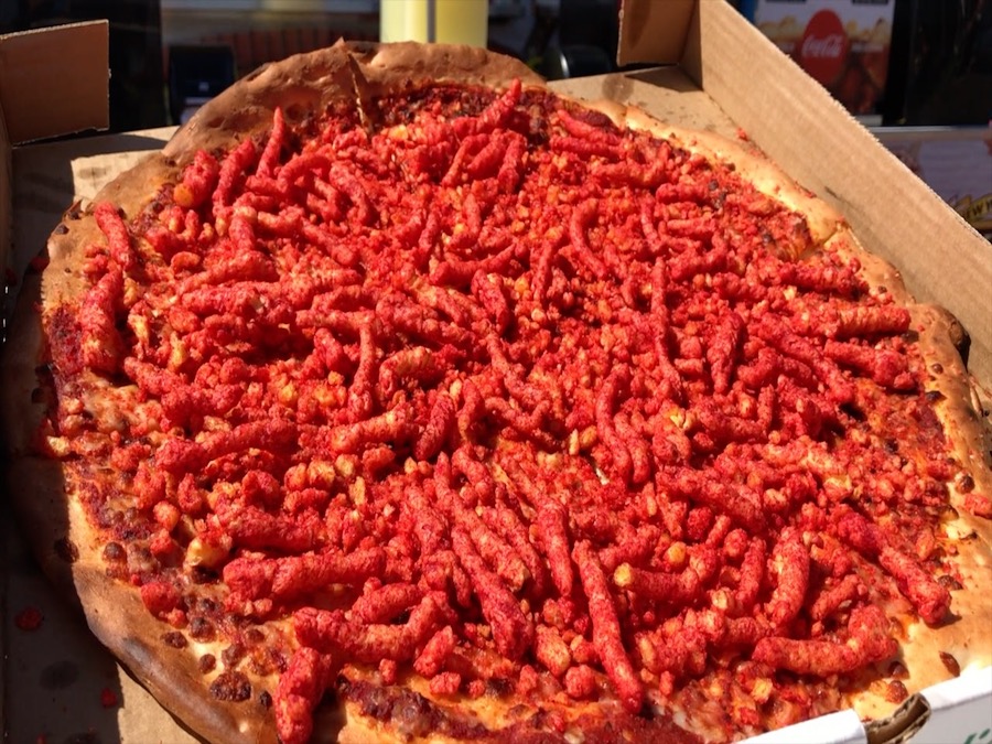 Flamin' Hot Cheetos Pizza at Arizona State Fair