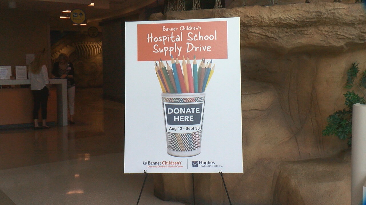 School Supply Drive Aims To Help Hospitalized Students In Tucson