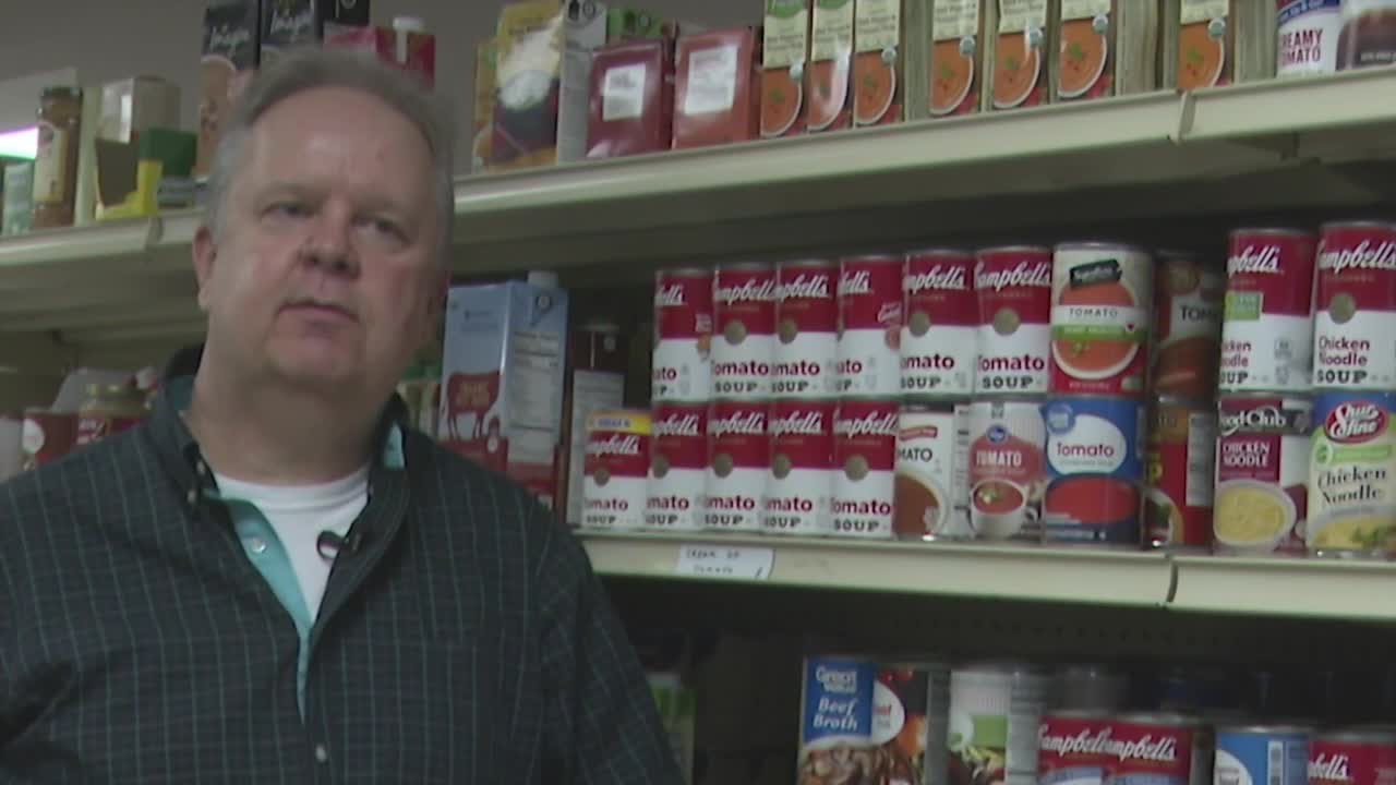 Great Falls Community Food Bank director Shaun Tatarka