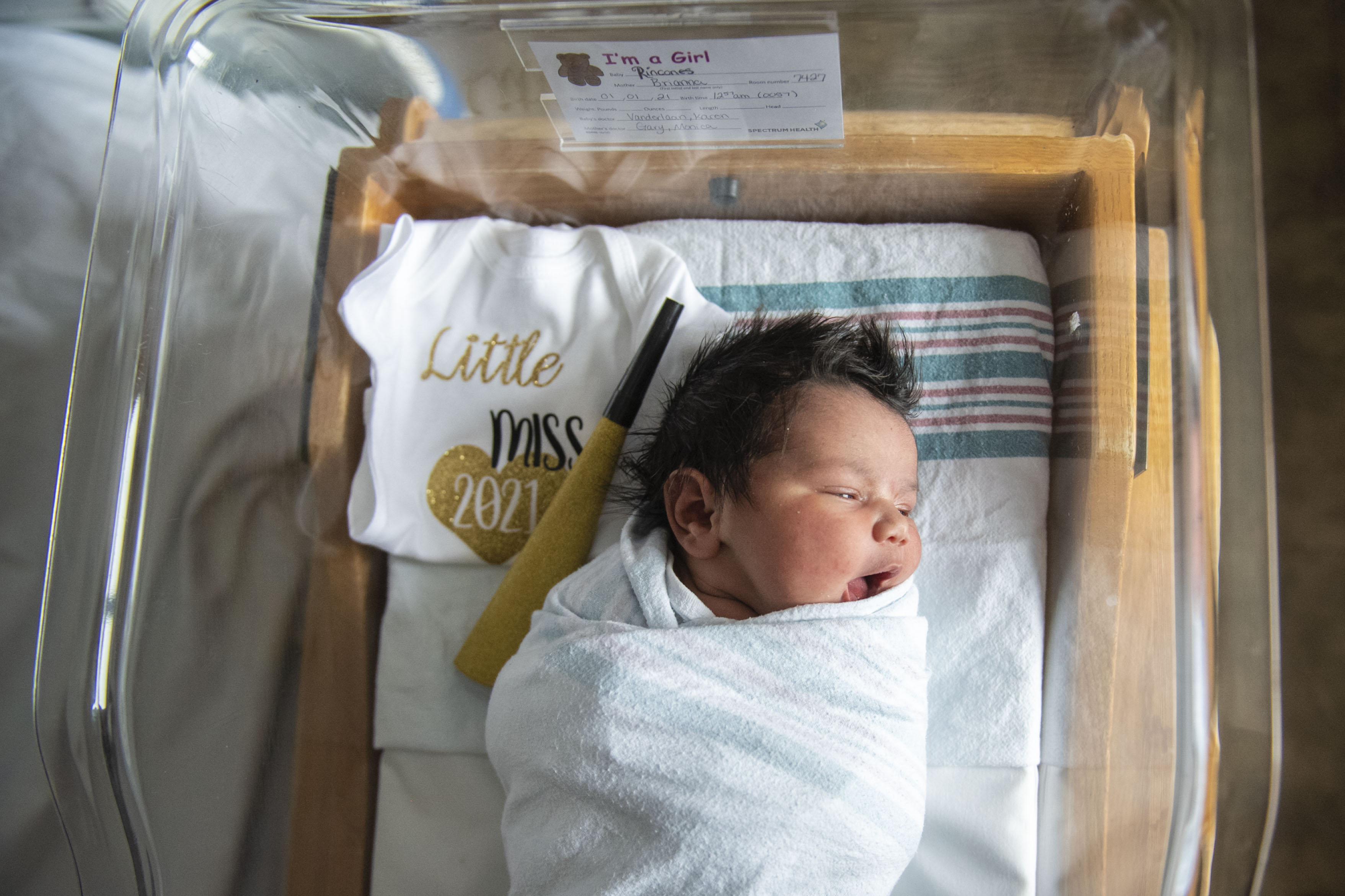 Spectrum Health, first baby of 2021 - Sumayah Abdalla Annia Murjaan