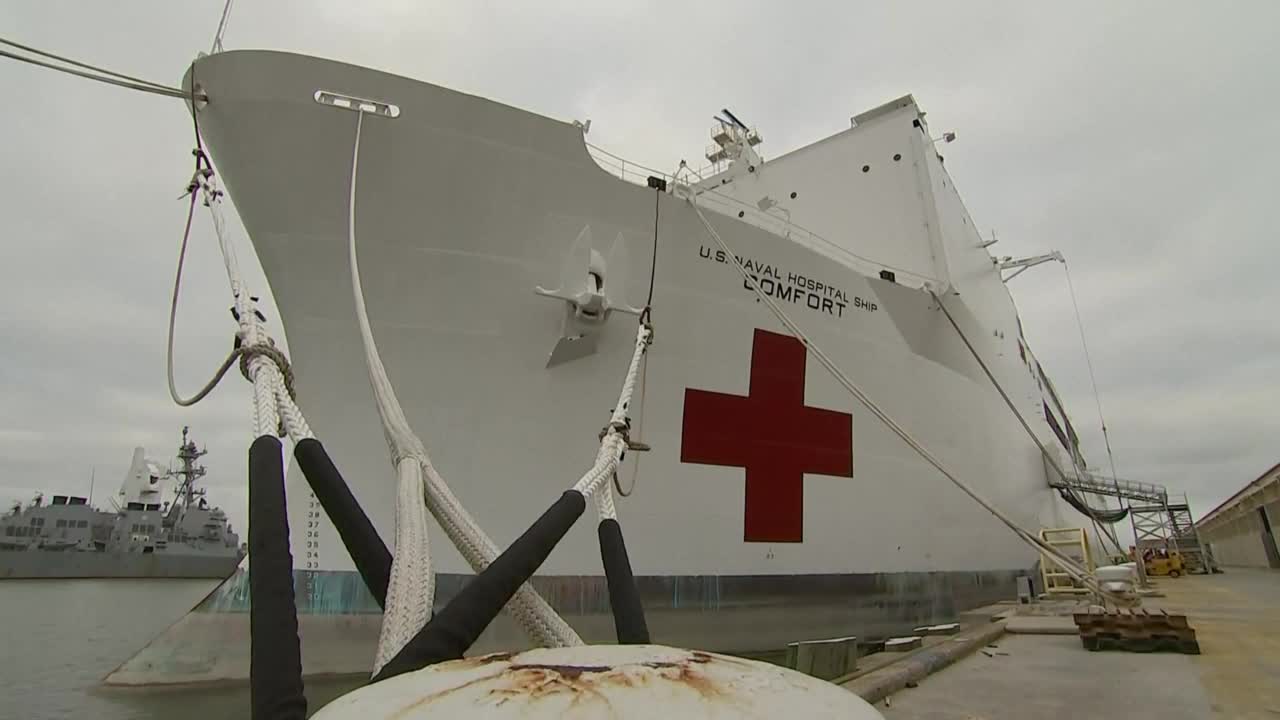 USNS Comfort Navy Hospital Ship (file photo)