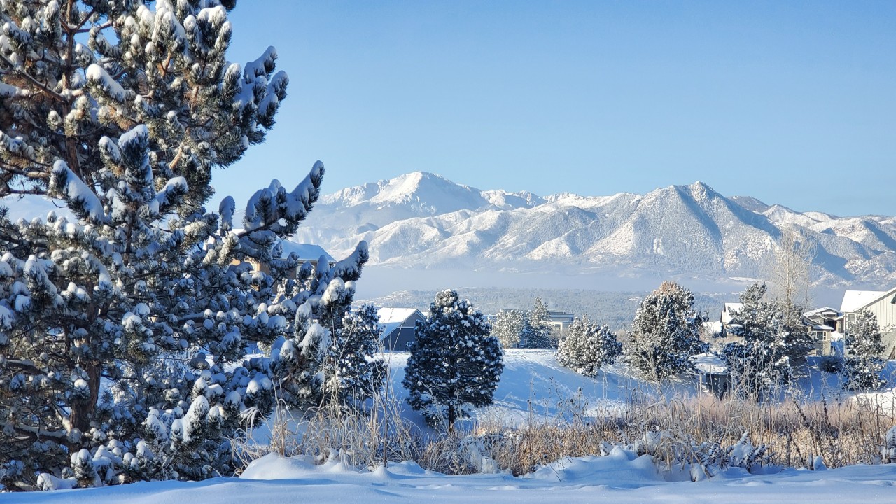 Snowy Mountain Shot