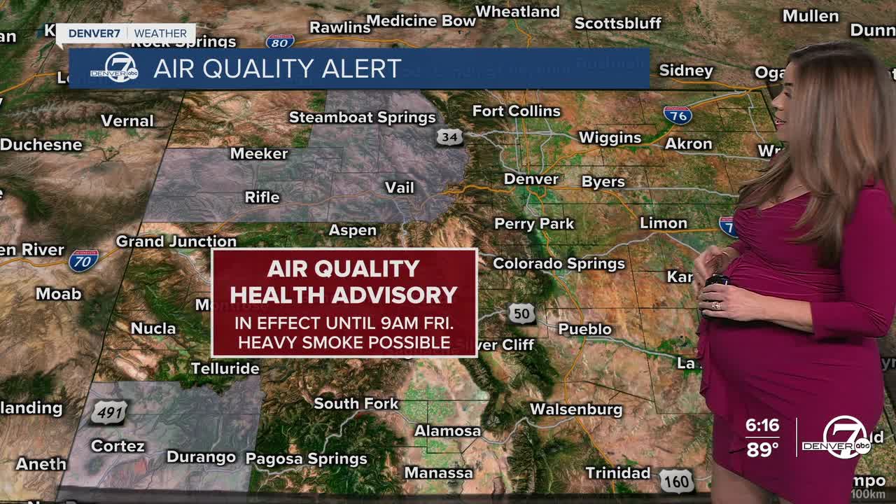 Air Quality Health Advisory for W. Slope