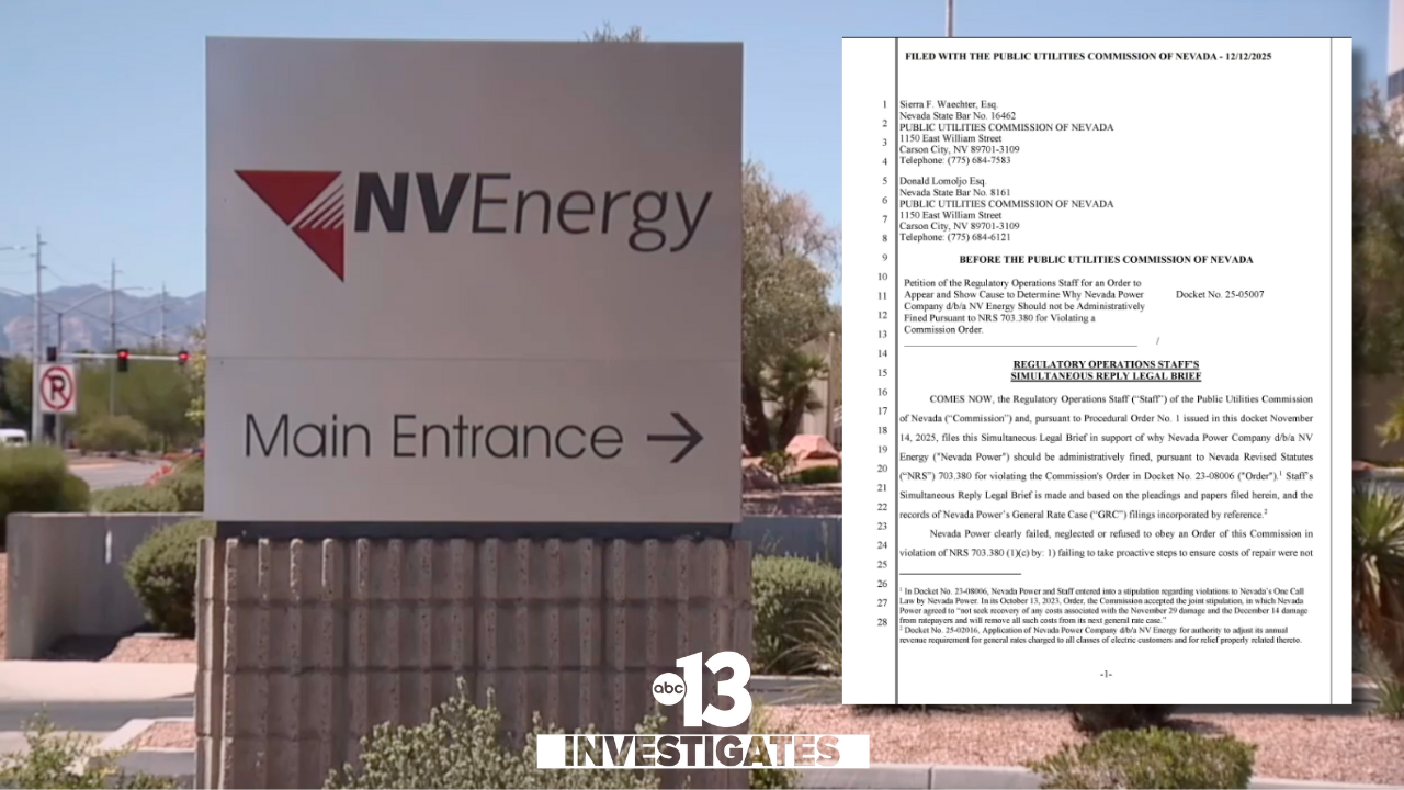 NV Energy facing 1 million fine 