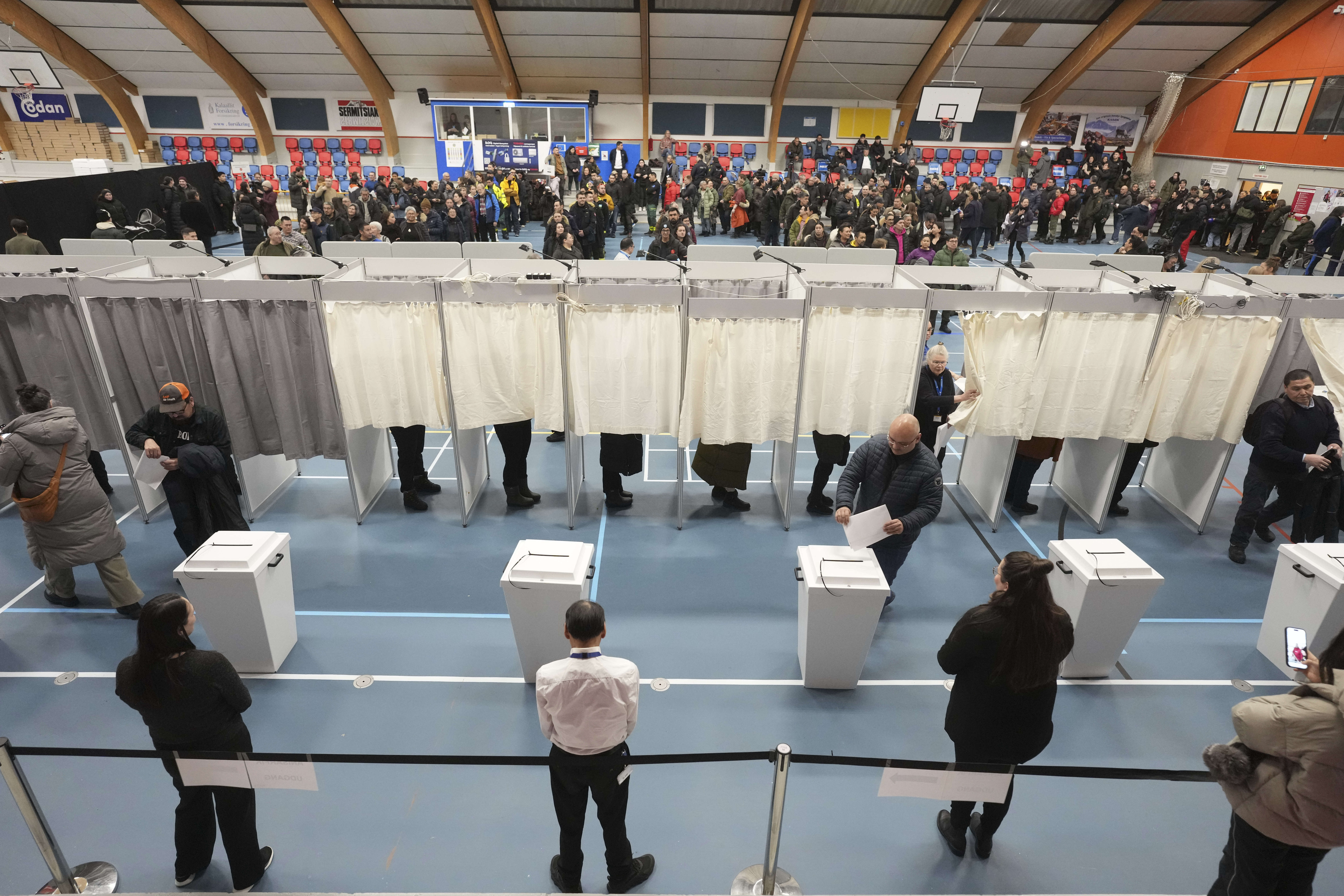 APTOPIX Greenland Election