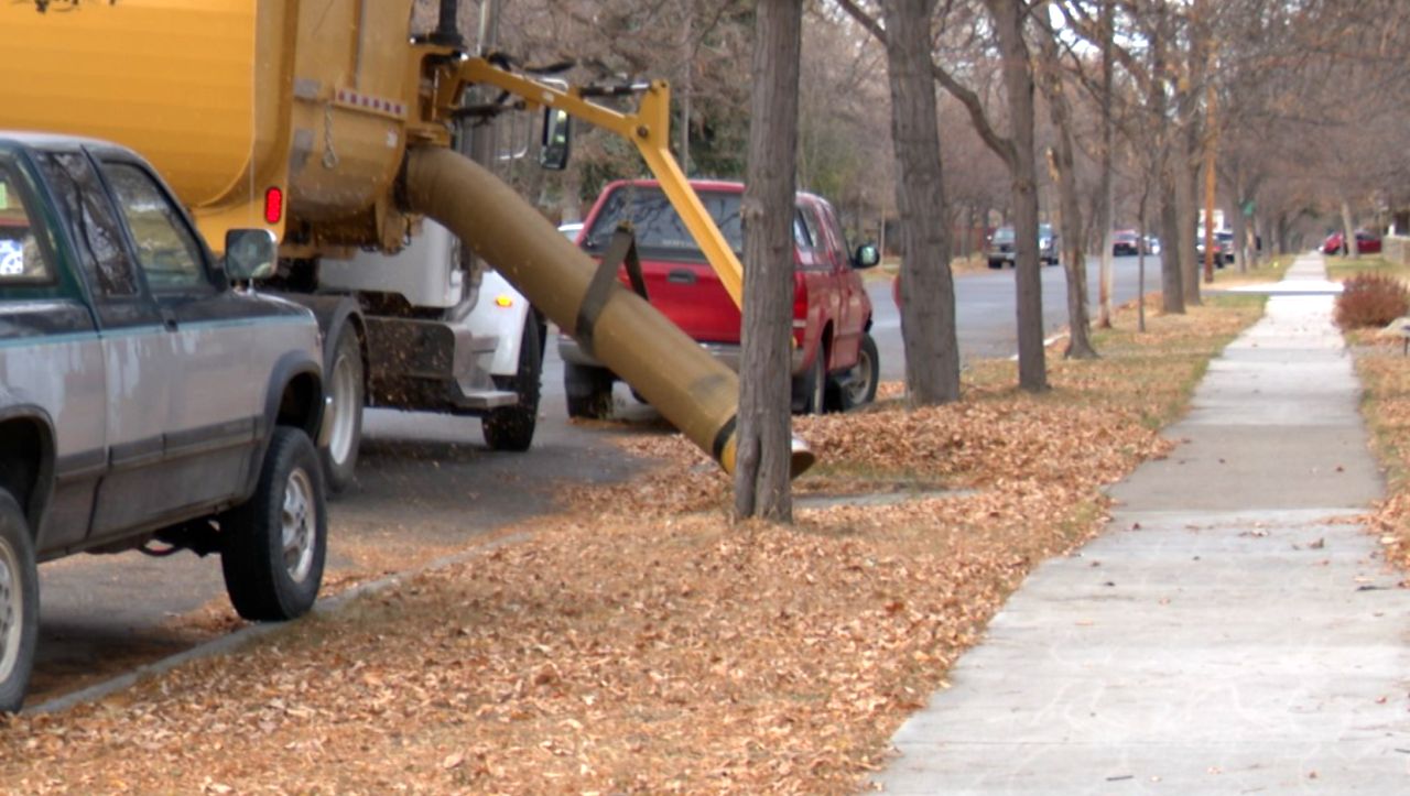 Great Falls is using giant vacuums to collect leaves