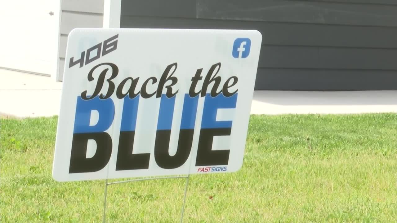 "406 Back The Blue" campaign takes off 