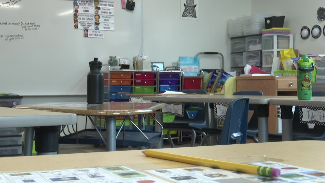 Empty Missoula Classroom
