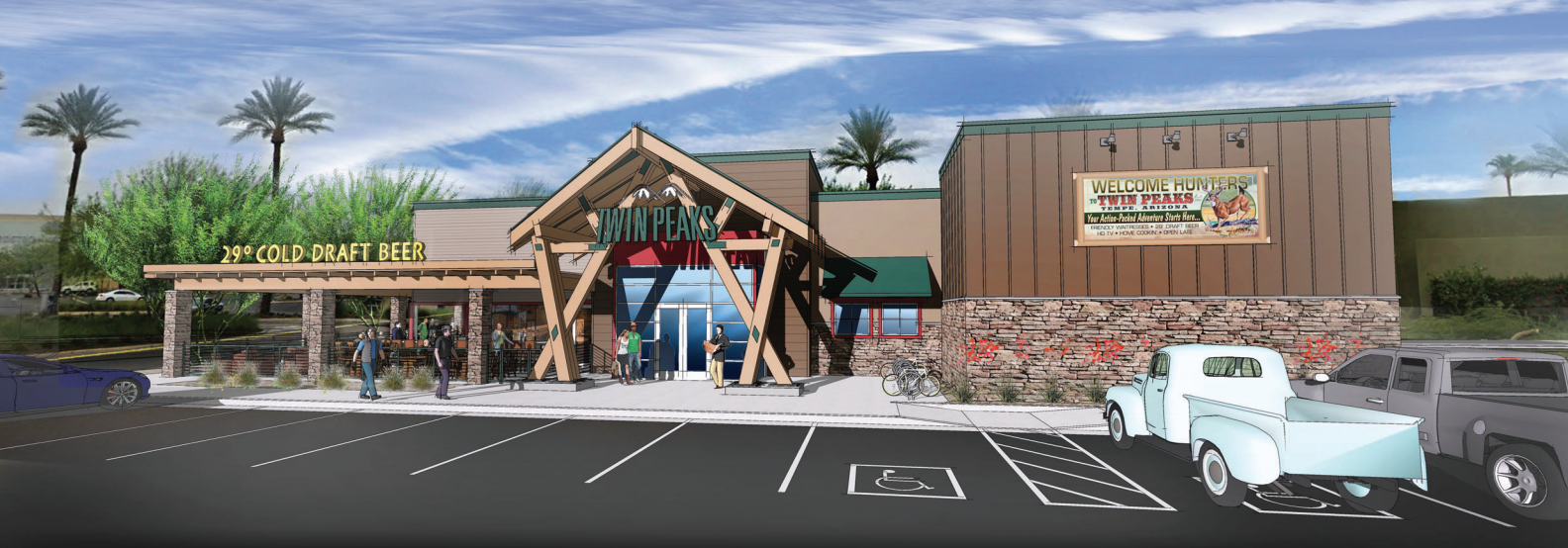 Twin Peaks Tempe Marketplace - artist rendering