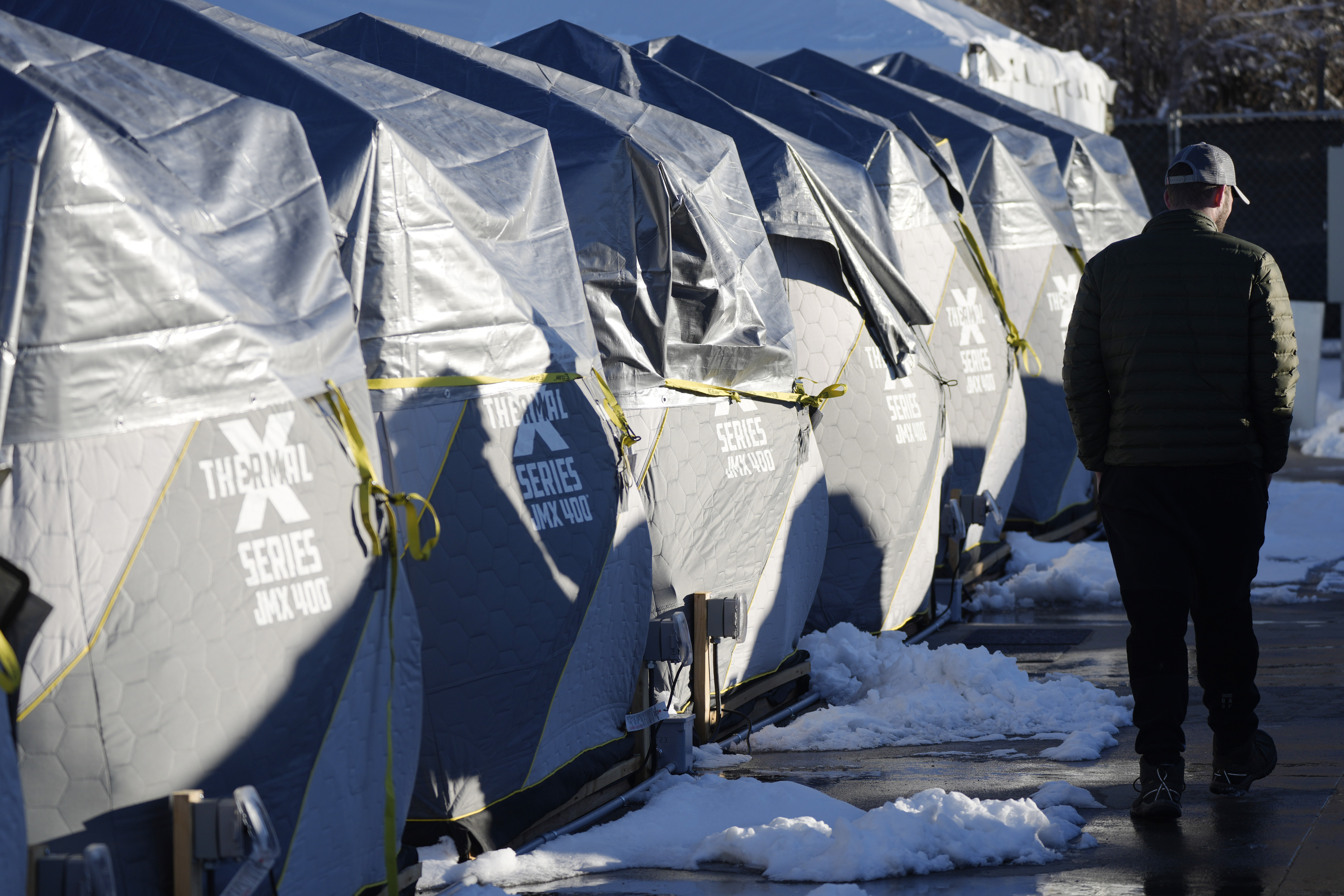 Homeless Ice Fishing Tents