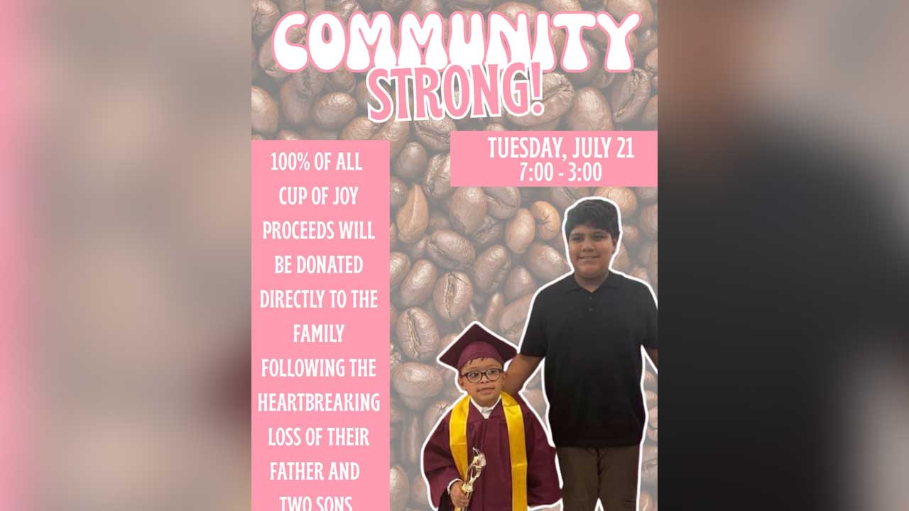 Cup of Joy fundraiser for father and two sons killed in Belle Glade.